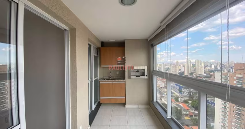 APARTAMENTO DE 2 DORMITÓRIOS, SENDO 1 SUITE, SALAS, VARANDA GOURMET, 2 VAGAS, ANDAR ALTO.