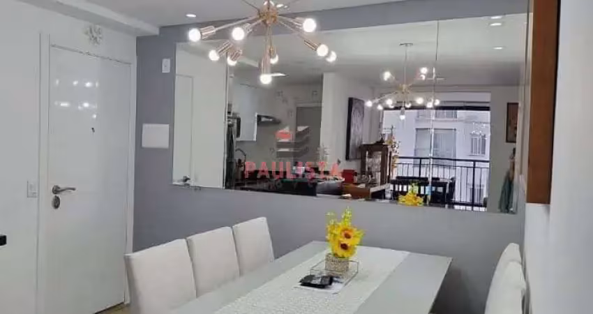 Apartamento à venda no cambuci com 73m², 2 dormitórios (1 suíte), 2 vagas, varanda gourmet.