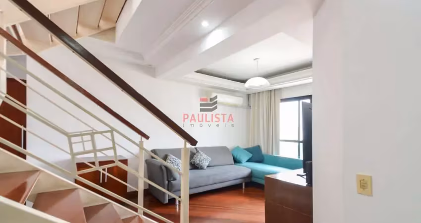 Cobertura duplex de alto padrão à venda na vila mariana, piscina, churrasqueira, 4 vagas.