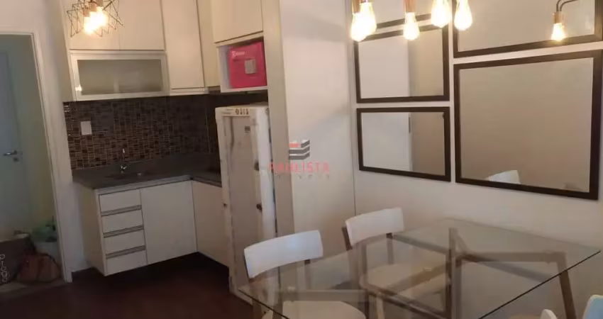 Apartamento  1 dormitório, 1 vaga mobiliado, metro ana rosa