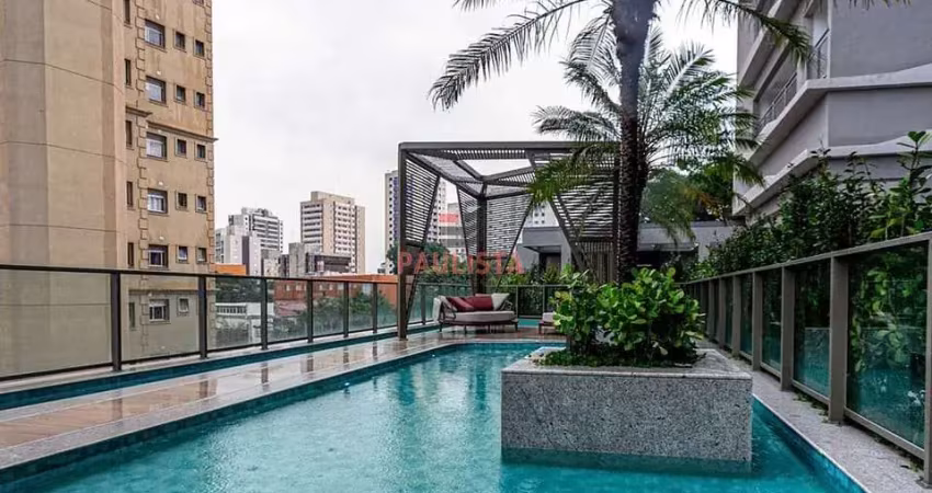 Apartamento mobiliado à venda 1  suíte com 1 vaga de garagem vila mariana em andar alto