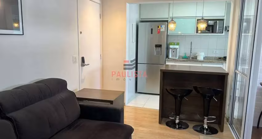 Apartamento para locação totalmente mobiliado, 1 dormitório, 1 vaga saúde, são paulo, sp