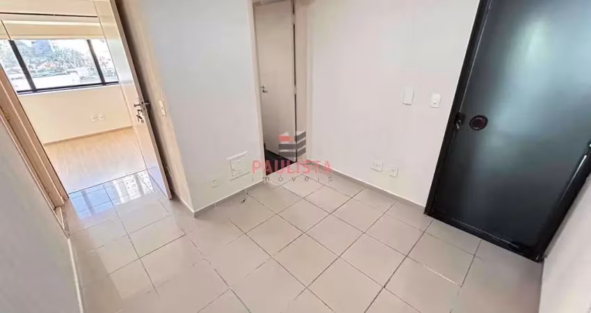 Conjunto comercial venda e locação 43 m2, 2 salas, 2 banh, 1 copa, 2 vagas, vila clementino, são pa