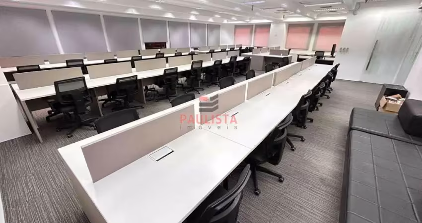 Conjunto comercial mobiliado para locação de 200 m2, 4 vagas no itaim bibi, são paulo, sp.
