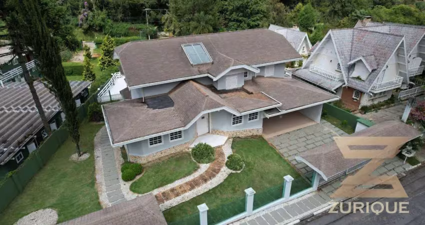 Casa com 5 dormitórios à venda, 448 m² por r$ 5.200.000,00 - alto do capivari - campos do jordão/sp