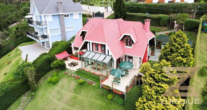 Casa com 4 suítes, 223 m² por R$ 2.300.000 - Altos Do Capivari - Campos do Jordão/SP
