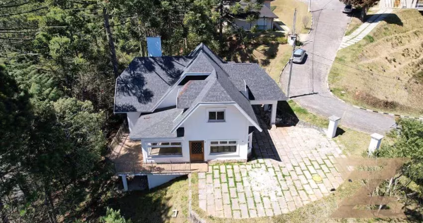 Casa com 4 dormitórios à venda, 330 m² por r$ 2.550.000,00 - lot véu da noiva - campos do jordão/sp