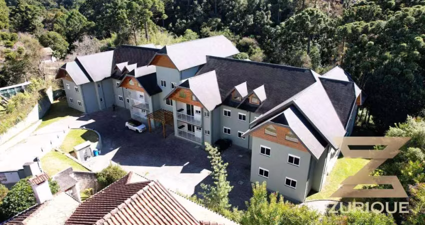 Apartamento com 3 dormitórios à venda, 102 m² por r$ 800.000,00 - jaguaribe - campos do jordão/sp