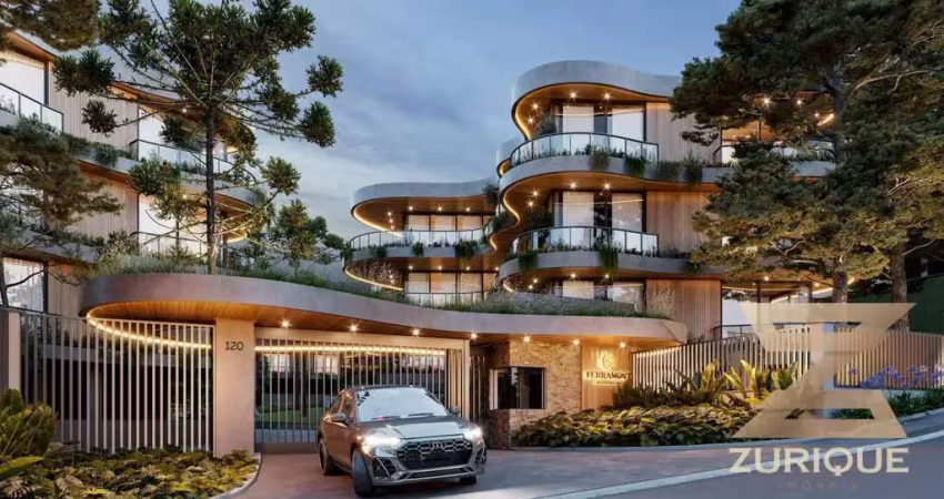 Apartamento com 2 dormitórios à venda, 164 m² por r$ 2.154.583,00 - vila inglesa - campos do jordão/sp