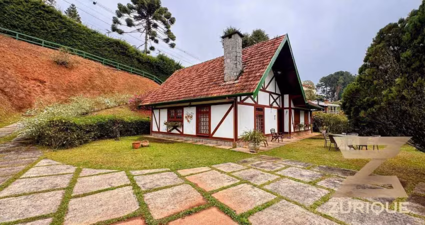 Casa com 3 dormitórios à venda, 250 m² por r$ 1.570.000,00 - recanto das araucárias - campos do jordão/sp