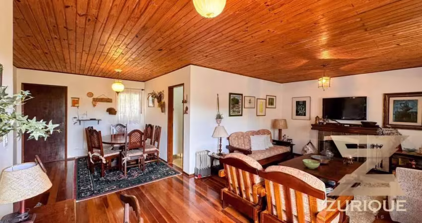 Apartamento com 3 dormitórios à venda, 123 m² por r$ 700.000,00 - morro do elefante - campos do jordão/sp