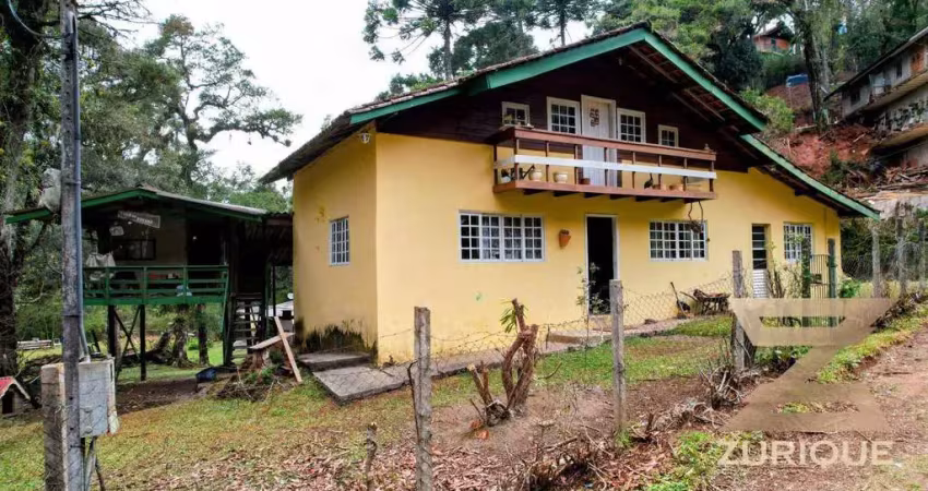 Casa com 6 dormitórios à venda, 180 m² por r$ 800.000 - recanto das araucárias - campos do jordão/sp