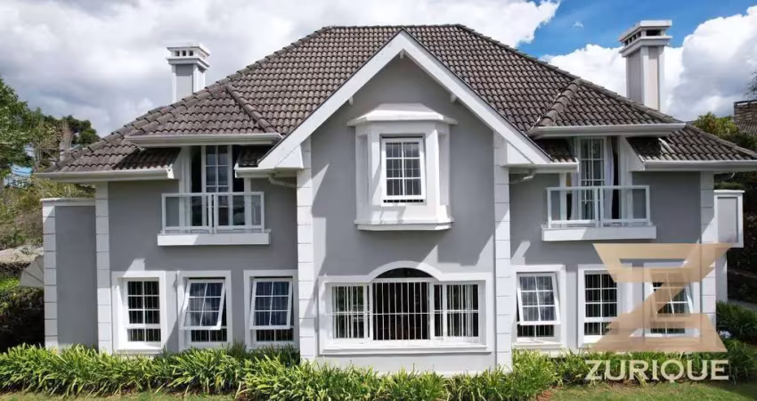 Casa com 4 dormitórios à venda, 387 m² por r$ 3.200.000 - capivari - campos do jordão/sp
