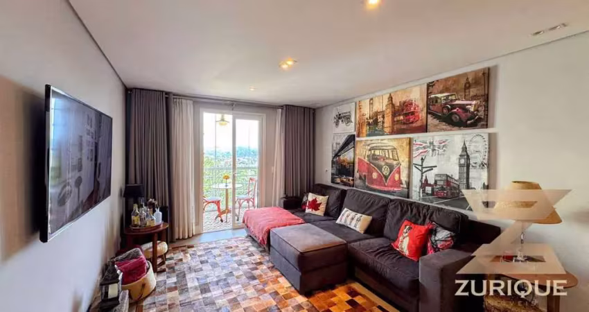 Apartamento com 1 dormitório à venda, 75 m² por r$ 599.000,00 - morro do elefante - campos do jordão/sp
