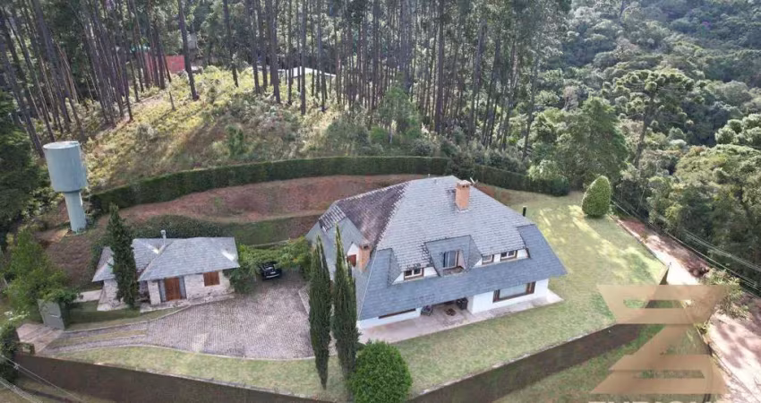 Casa com 5 dormitórios à venda, 371 m² por r$ 2.750.000,00 - recanto araucária - campos do jordão/sp