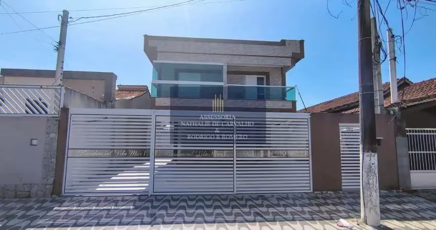 Sobrado em condomínio à venda no maracanã - praia grande - sp:
