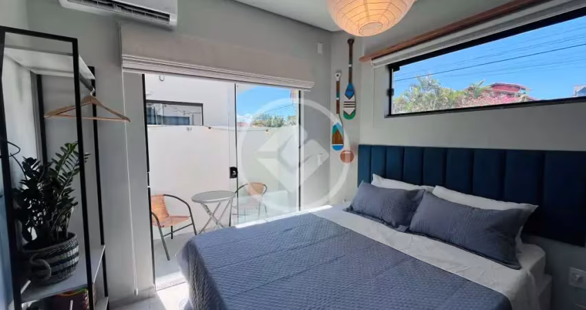 Lindo studio mobiliado com vaga de garagem e varanda no sul da ilha - lomba do sabão codigo: 126722