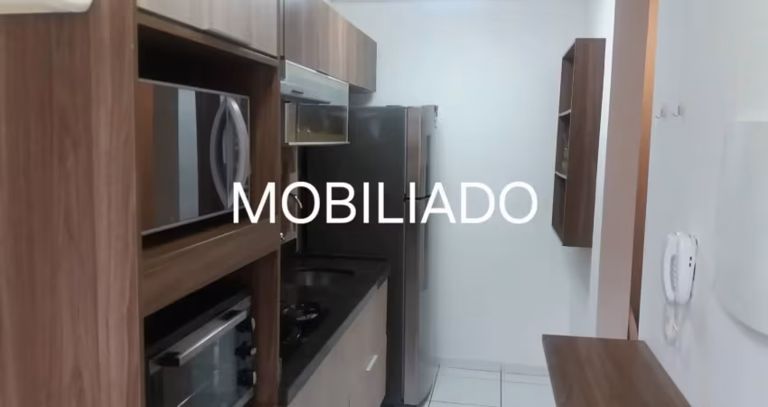 Apartamento mobiliado 3º último andar com 2 dormitórios, 58 m² 
