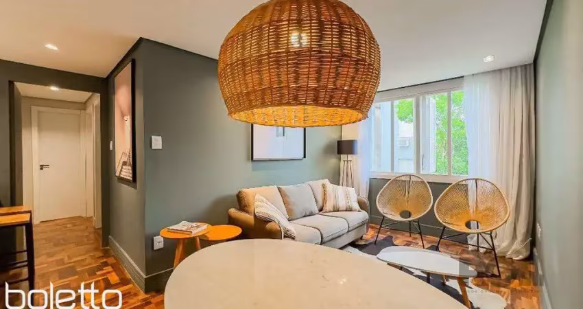 Boletto imoveis aluga lindo apartamento 2d, todo reformado e decorado