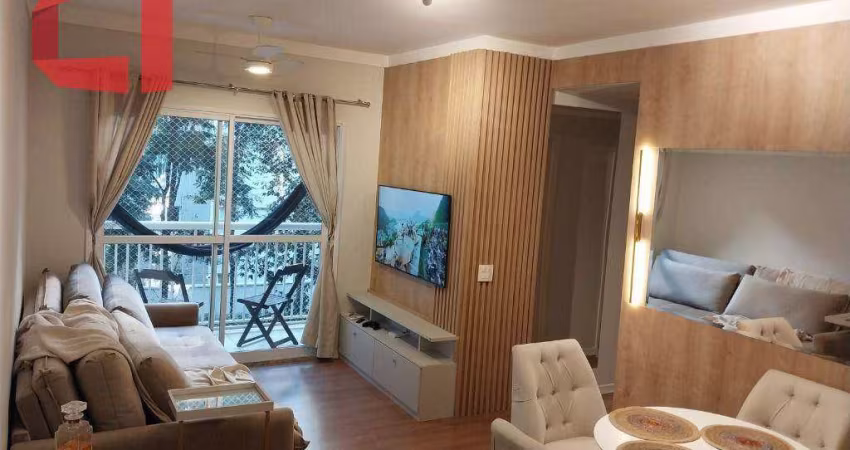 Apartamento com 3 dormitórios à venda, 70 m² por R$ 565.000,00 - Morumbi - Paulínia/SP