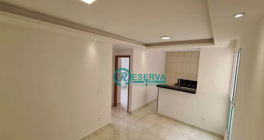 Apartamento com 2 dormitórios para alugar, 42 m² por R$ 1.289,41/mês - Quebra - Lagoa Santa/MG