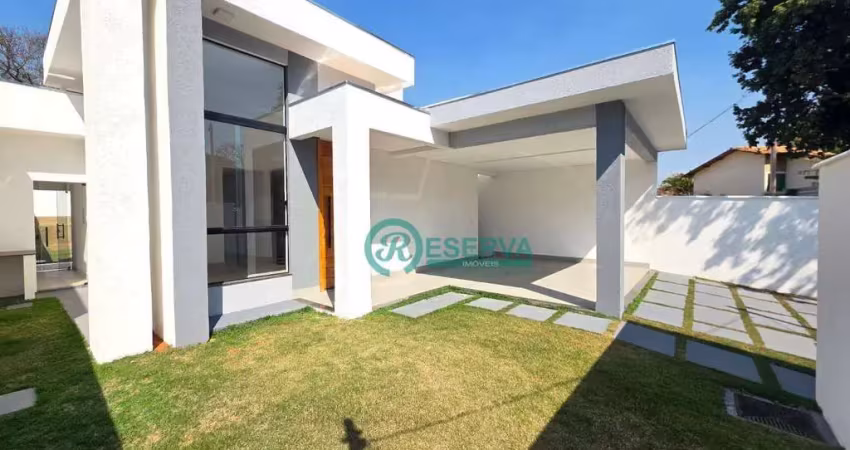 Casa com 3 dormitórios à venda, 135 m² por r$ 1.090.000,00 - várzea - lagoa santa/mg
