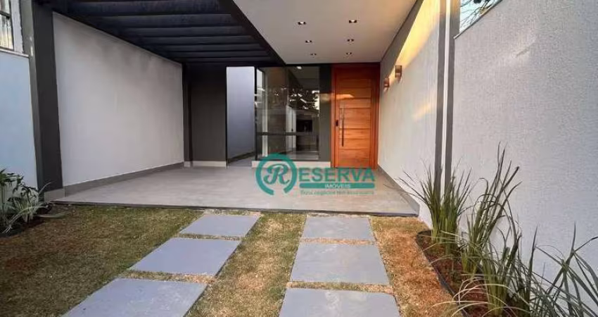 Casa em Lagoa Santa, com 3 dormitórios à venda, 123 m² por R$ 860.000 - Bela Vista - Lagoa Santa/MG