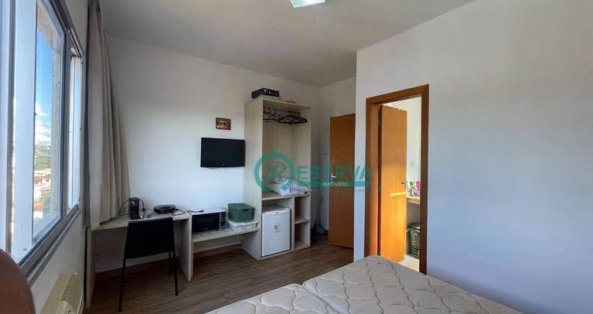 Flat com 1 dormitório para alugar, 18 m² por r$ 1.200,00/mês - centro - lagoa santa/mg