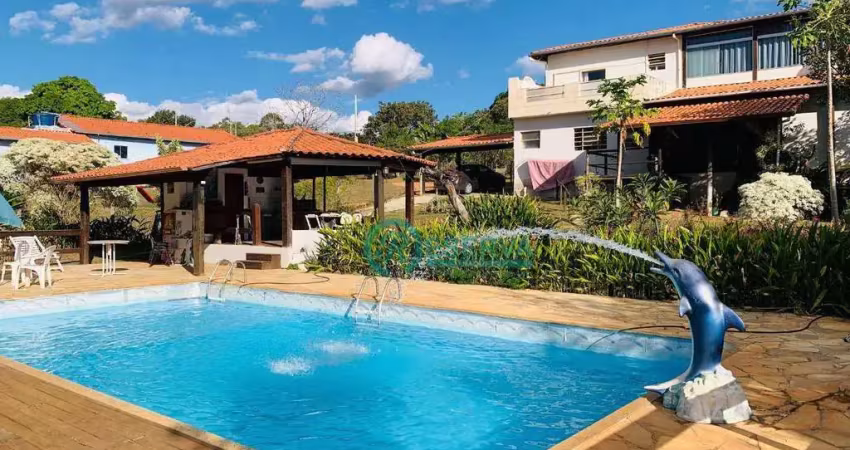 Casa com 6 dormitórios à venda, 560 m² por r$ 1.250.000,00 - condomínio villa monte verde - jaboticatubas/mg