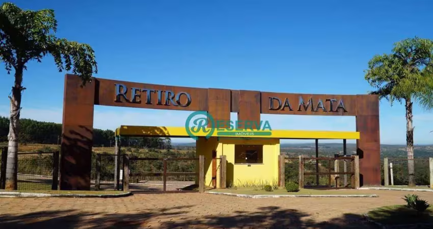Terreno à venda, 1073 m² por r$ 120.000,00 - condomínio retiro da mata - jequitibá/mg