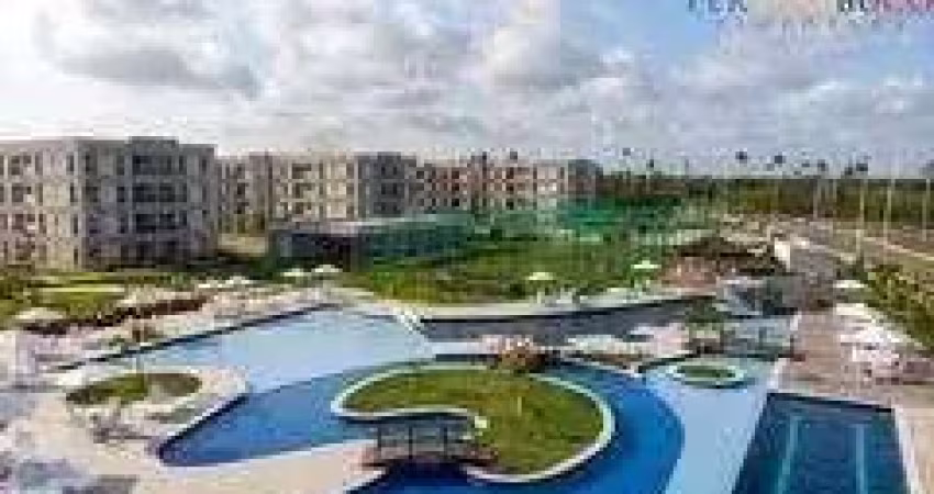 aluguel flat Muro Alto, super lazer, com 2 quartos mobiliado