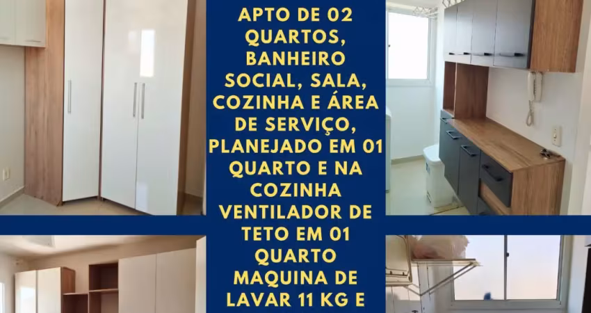 Apartamento com 2 quartos para alugar no Parque Residencial das Nações Indígenas, Cuiabá 