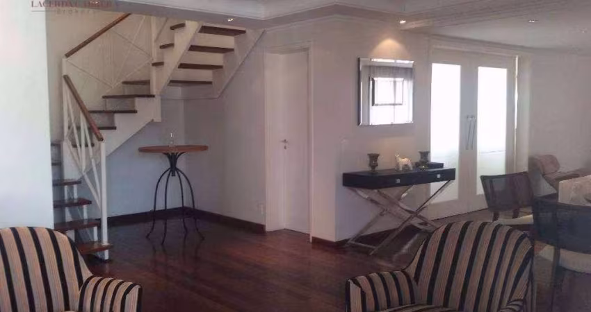 Apartamento duplex à venda na Vila Andrade-Morumbi, 04 Dormitórios, 04 vagas, 218m² à venda e/ou permuta. ACEITA PERMUTA até 800 mil Reais.