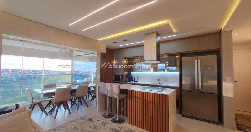 Apartamento à venda em Indaiatuba, Vila Bergamo, com 2 suítes, com 83 m², Condomínio Le Jardin