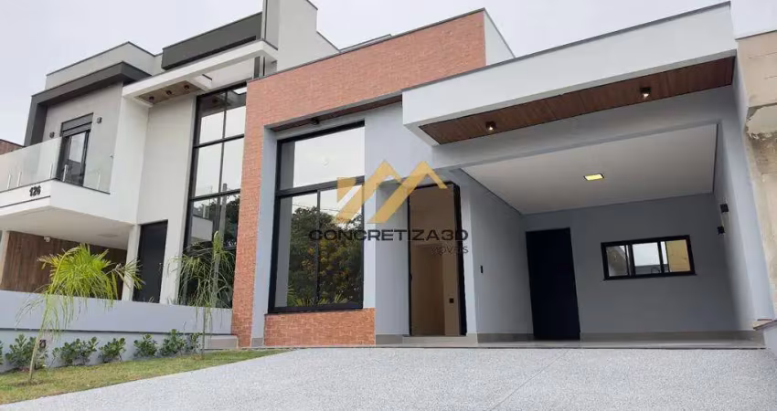 Casa à venda em indaiatuba, loteamento park gran reserve, com 3 suítes, com 134 m²