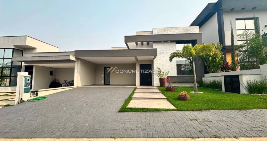 Casa à venda em Indaiatuba, Jardim Esplanada, com 3 suítes, com 190 m², Condomínio Dona Maria José