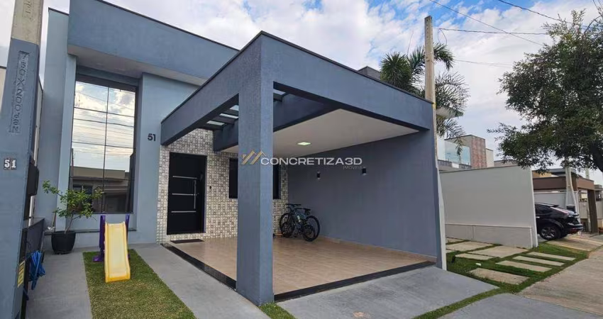 Casa à venda em Indaiatuba, Jardins do Império, com 3 quartos, com 122 m², Condomínio Vila Rica
