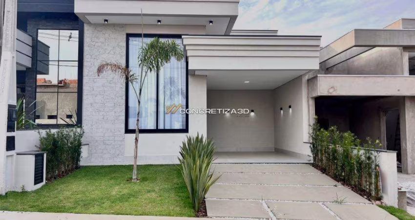 Casa à venda em Indaiatuba, Loteamento Park Gran Reserve, com 3 quartos, com 131 m²