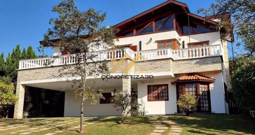 Sobrado à venda em jundiaí, quartier les residences, com 3 suítes, com 439.5 m²