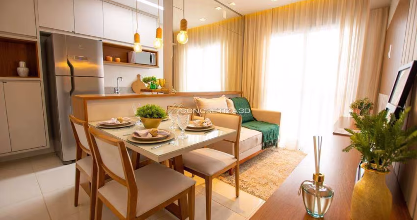 Apartamento à venda em Indaiatuba, Recreio Campestre Internacional Viracopos VII, com 2 quartos