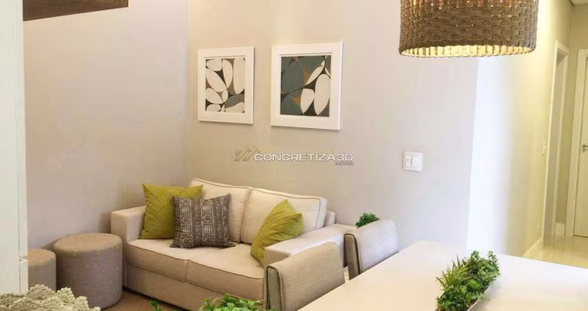 Apartamento à venda em Indaiatuba, Jardim Santiago, com 3 quartos, com 70.84 m²