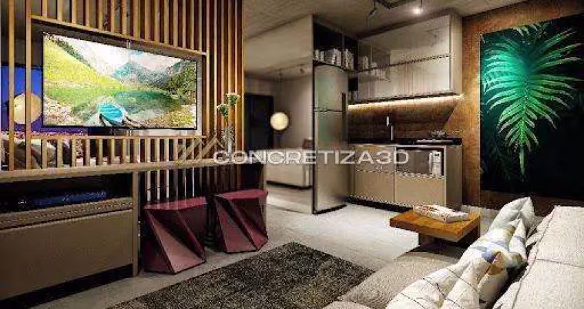 Apartamento à venda em indaiatuba, cidade nova ii, com 1 quarto, com 39.93 m², my studium