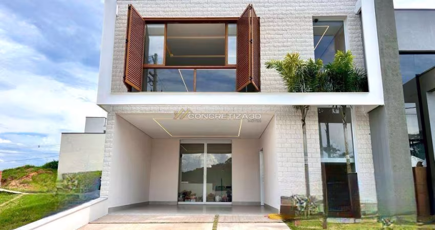 Sobrado à venda em Indaiatuba, Condomínio Park Gran Reserve, com 3 quartos, com 196.78 m²