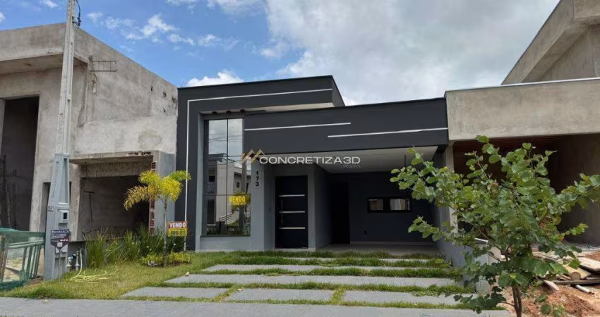 Casa à venda em Indaiatuba, Condomínio Park Gran Reserve, com 3 suítes, com 135 m²