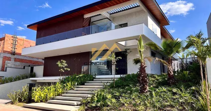 Sobrado à venda em indaiatuba, parque villa dos pinheiros, com 5 suítes, com 560 m²