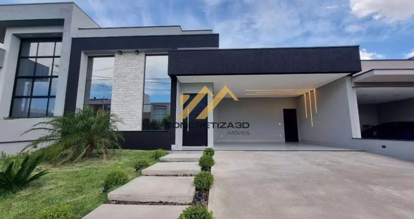 Casa à venda em indaiatuba, colinas de indaiatuba, com 3 suítes, com 191.92 m², condominio milano