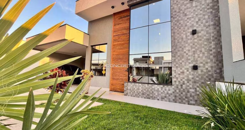 Casa à venda em Indaiatuba, Jardim Esplanada, com 3 suítes, com 189 m², Condomínio Dona Maria José