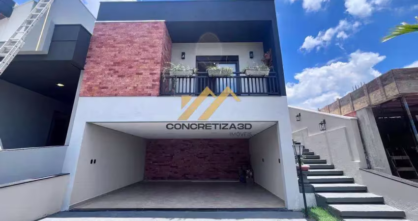 Casa à venda em indaiatuba, condomínio park gran reserve, com 2 suítes, com 165 m²
