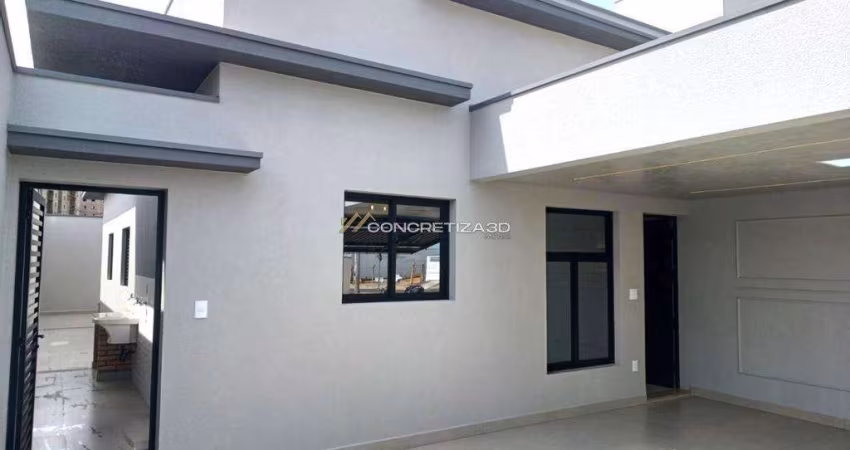 Casa à venda em Indaiatuba, Jardim Monte Carlo, com 3 quartos, com 97.5 m²