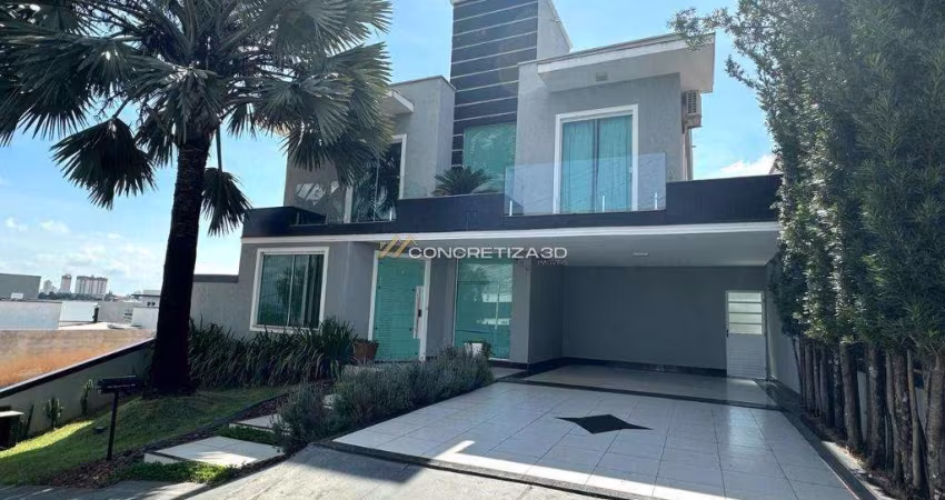 Sobrado à venda em Indaiatuba, Condomínio Helvétia Park, com 3 suítes, com 348.45 m²